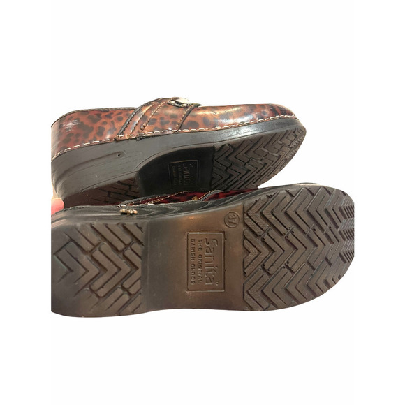 SANITA LEOPARD SPOTTED CLOG - Picture 7 of 8